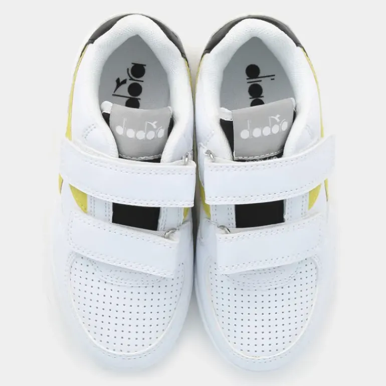 RAPTOR LOW STRIPE PS- SPORTIVE WHITE/YELLOW/BLACK 101.181614