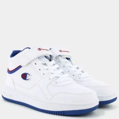 REBOUND MID B GS- SPORTIVE WHT/RBL/BURGUNDY S32405