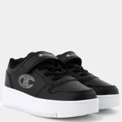REBOUND PLATFORM GLITTER G PS LOW- SPORTIVE NBK/SILVER S32830