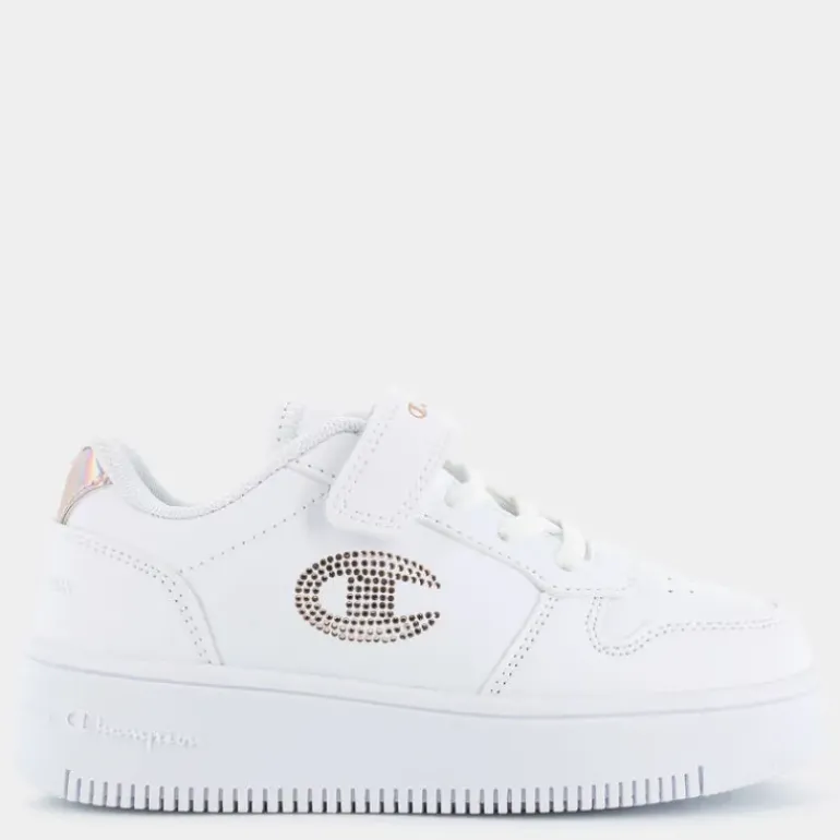 REBOUND PLATFORM GLITTER G PS- SPORTIVE WHT/ROSE GOLD S32830