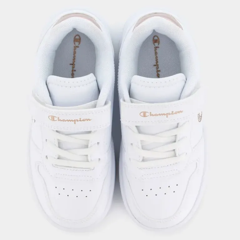 REBOUND PLATFORM GLITTER G PS- SPORTIVE WHT/ROSE GOLD S32830