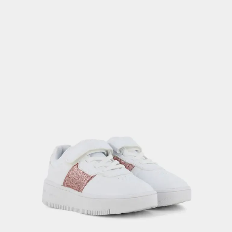 REBOUND PLATFORM SPARKLE G PS- SPORTIVE WHT/ROSE GOLD S32612