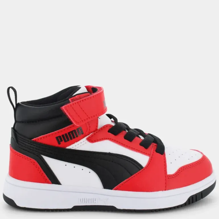 Rebound V6 Mid AC+ PS- SPORTIVE White- Black-For All Time Red 393832