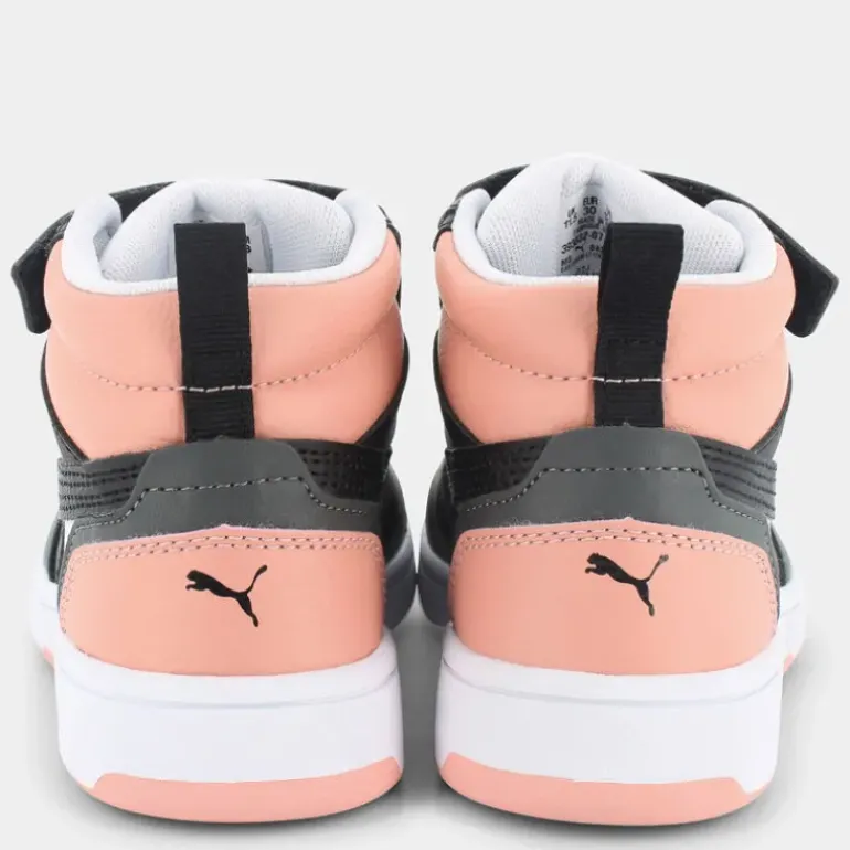 REBOUND V6 MID- SPORTIVE White/Black/Poppy Pink 393832