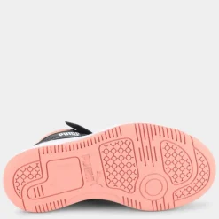 REBOUND V6 MID- SPORTIVE White/Black/Poppy Pink 393832