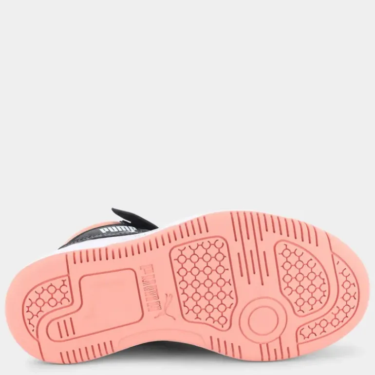 REBOUND V6 MID- SPORTIVE White/Black/Poppy Pink 393832