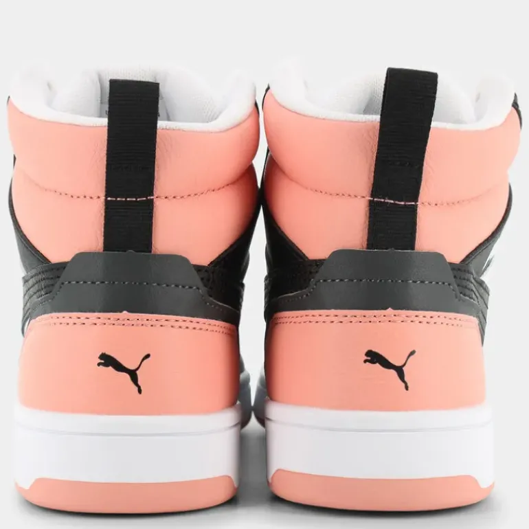 REBOUND V6 MID- SPORTIVE White/Black/Poppy Pink 393831