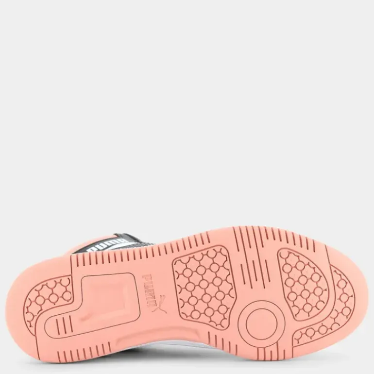 REBOUND V6 MID- SPORTIVE White/Black/Poppy Pink 393831
