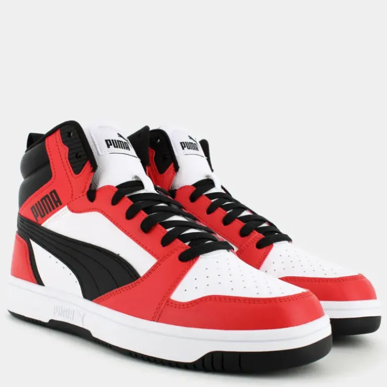 Rebound v6- SPORTIVE White- Black-For All Time Red 392326