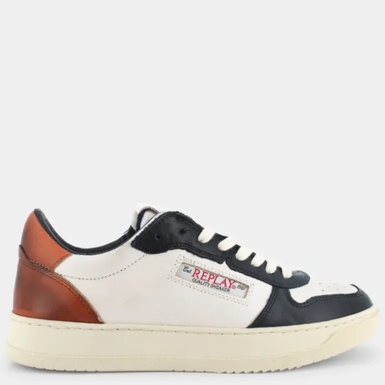 RELOAD- SNEAKERS BLACK/OFF WHITE/TAN RZ3R0024L