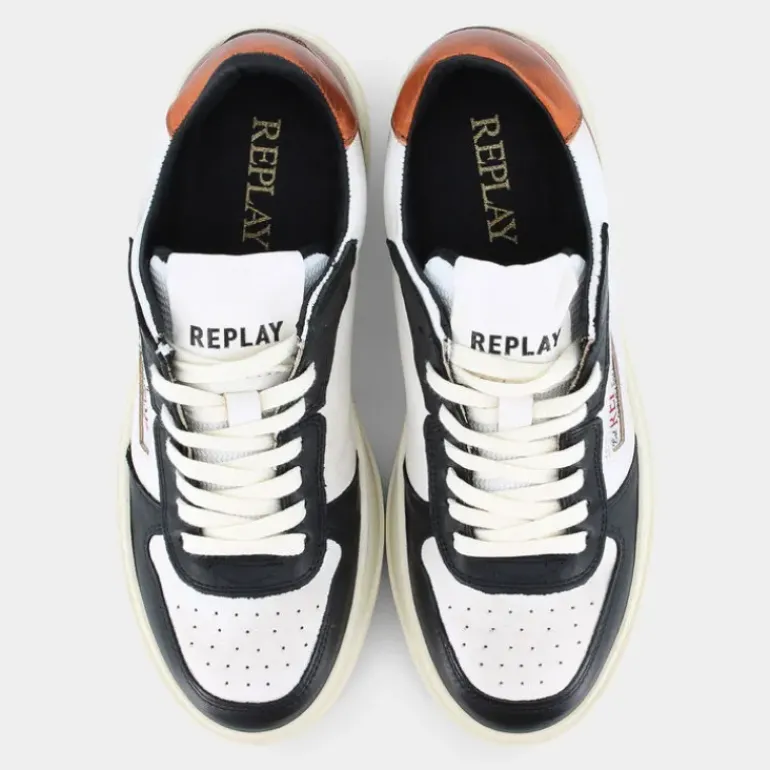 RELOAD- SNEAKERS BLACK/OFF WHITE/TAN RZ3R0024L