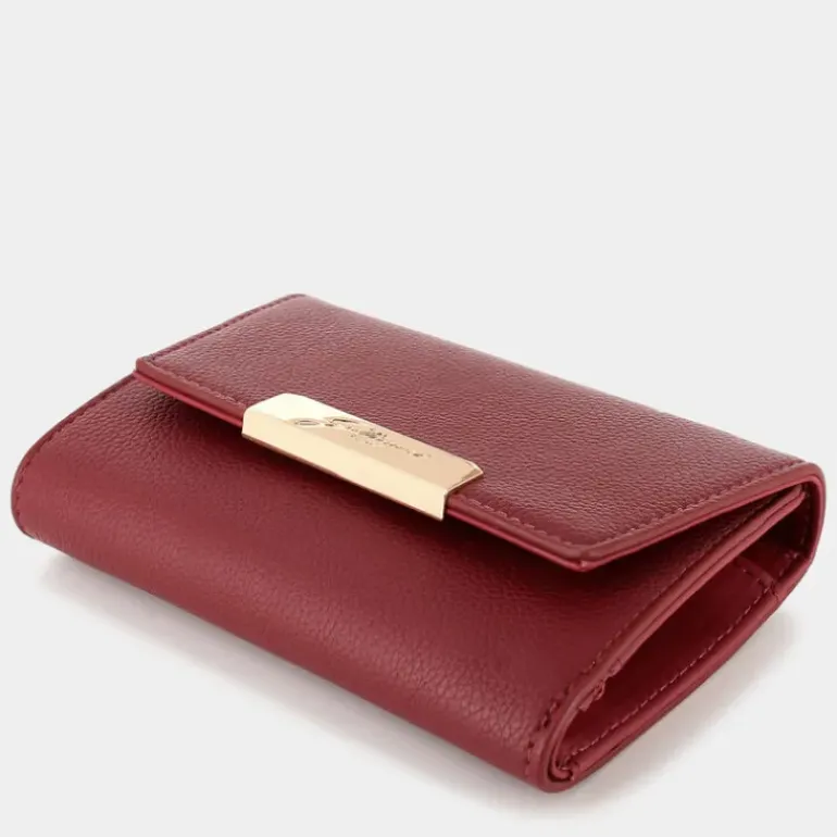 ROOMY- PICCOLA PELLETTERIA DARK RED 2619