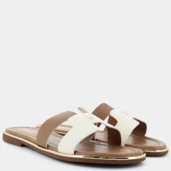 SALLY 716- SANDALI NUT-WHITE 4A4711EX247S3218