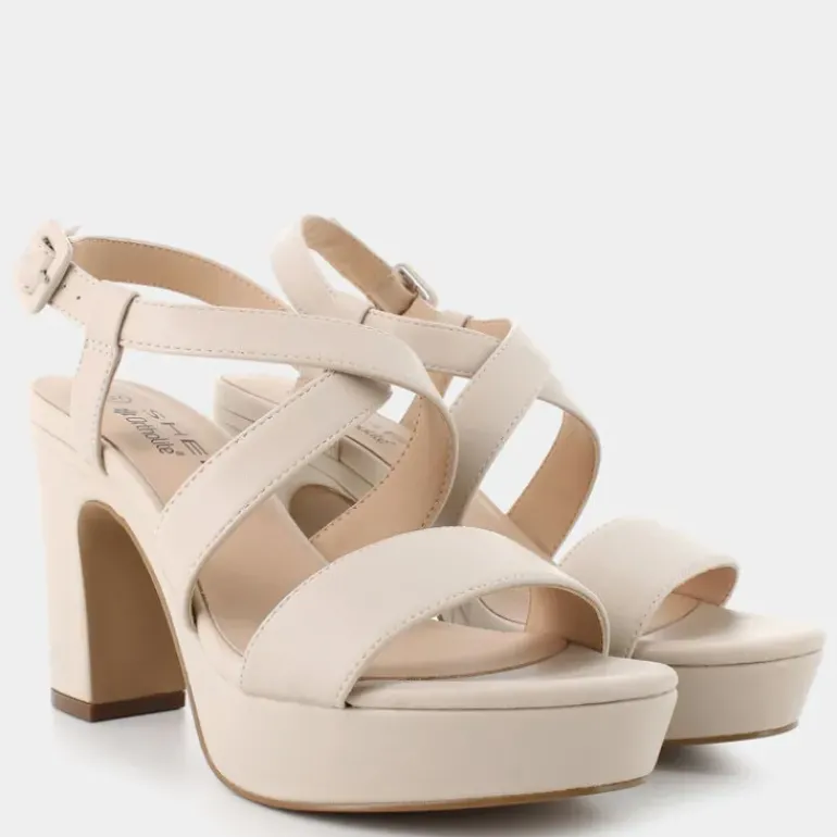 SANDALI BEIGE ME-E25D-50