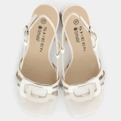 SANDALI BEIGE ME-E25D-40