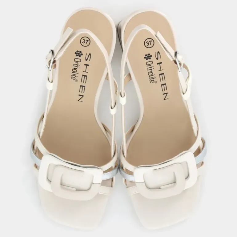 SANDALI BEIGE ME-E25D-40