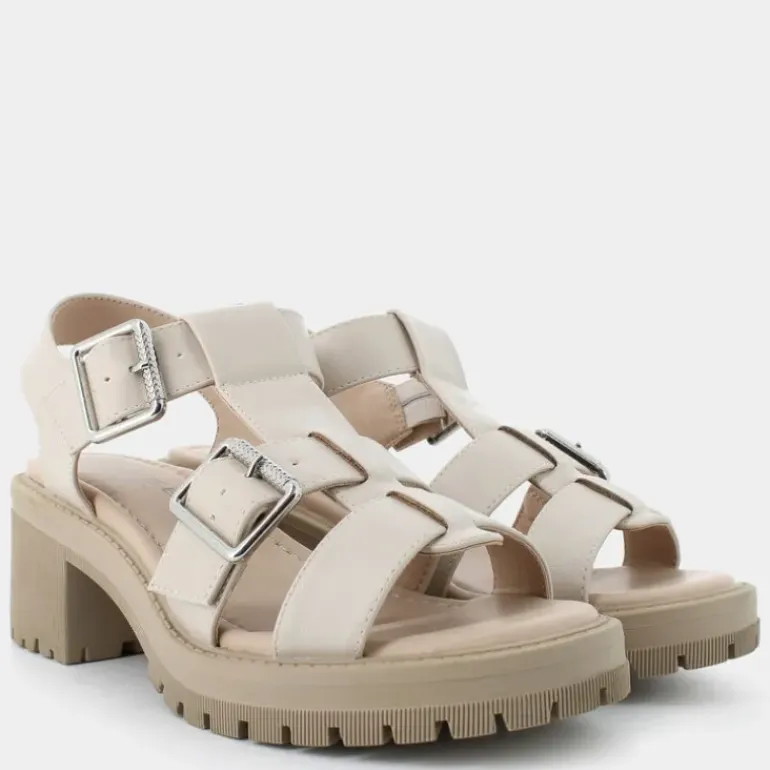 SANDALI BEIGE RE-E25D-23