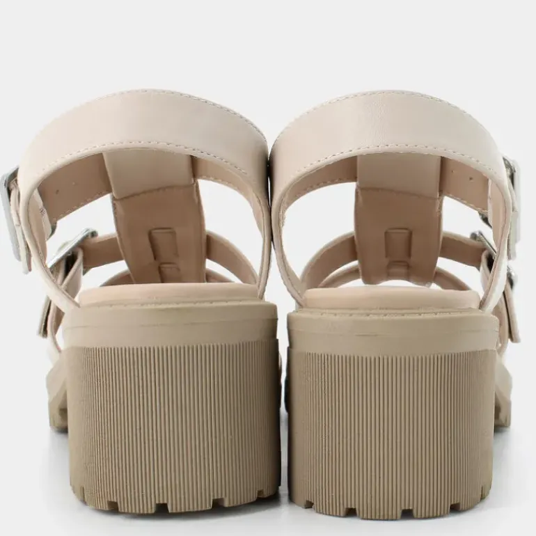 SANDALI BEIGE RE-E25D-23