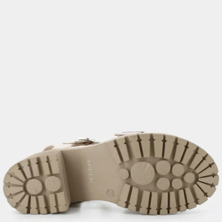 SANDALI BEIGE RE-E25D-23