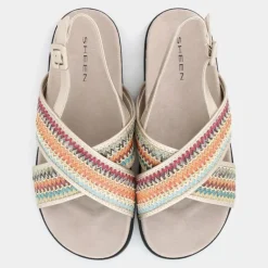 SANDALI BEIGE TX-E25D-08