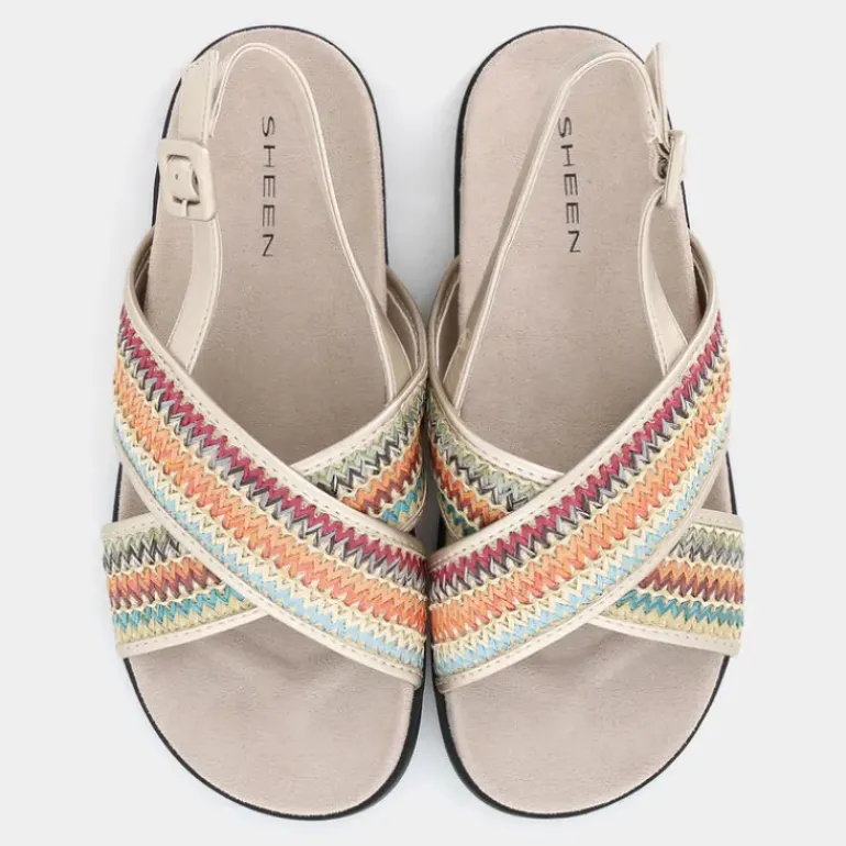 SANDALI BEIGE TX-E25D-08