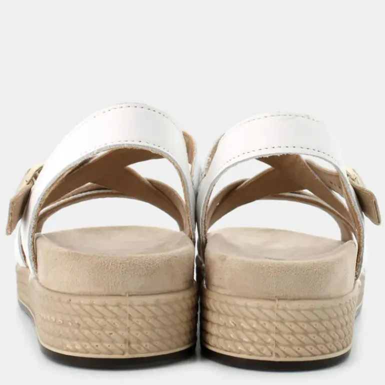SANDALI BIANCO/ORO IM-E24D-25