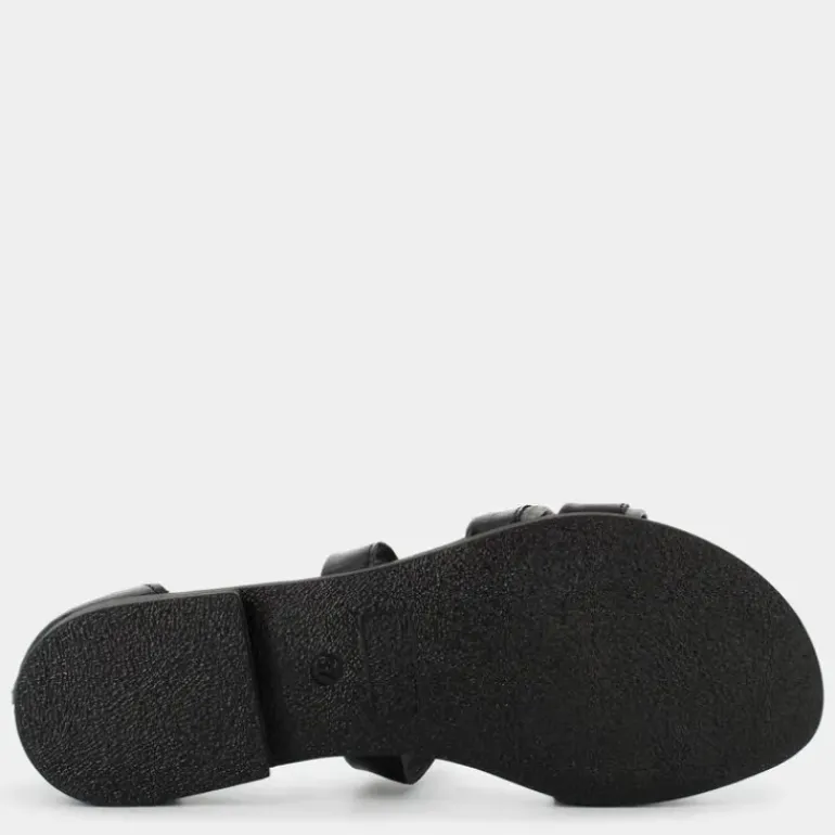 SANDALI NERO/CDF MA-E24D-06