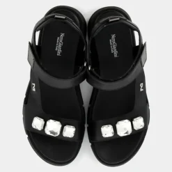 SANDALI NERO E410707D