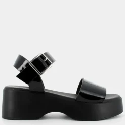 SANDALI NERO RE-E25D-15