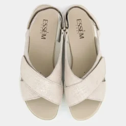 SANDALI PLATINO/BEIGE IM-E24D-16