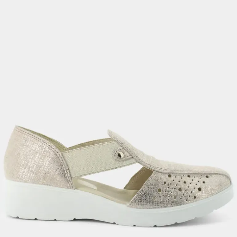 SANDALI PLATINO/BEIGE IM-E24D-02
