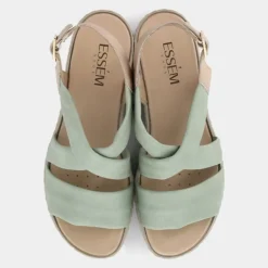 SANDALI SALVIA/BEIGE IM-E24D-19