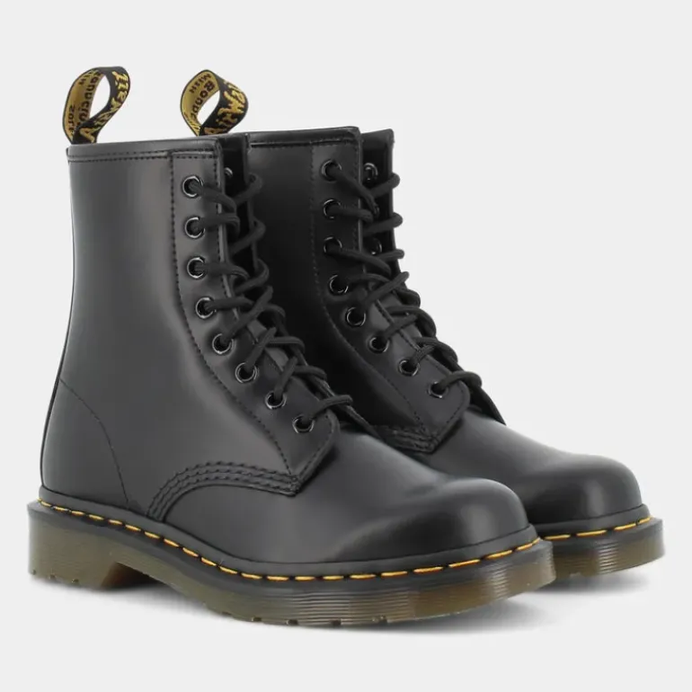 1460- SCARPONCINI Black Smooth 1460