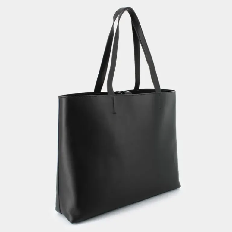 SCULPTED- BORSE 0GL BLACK METALLIC LOGO 10825-0GL