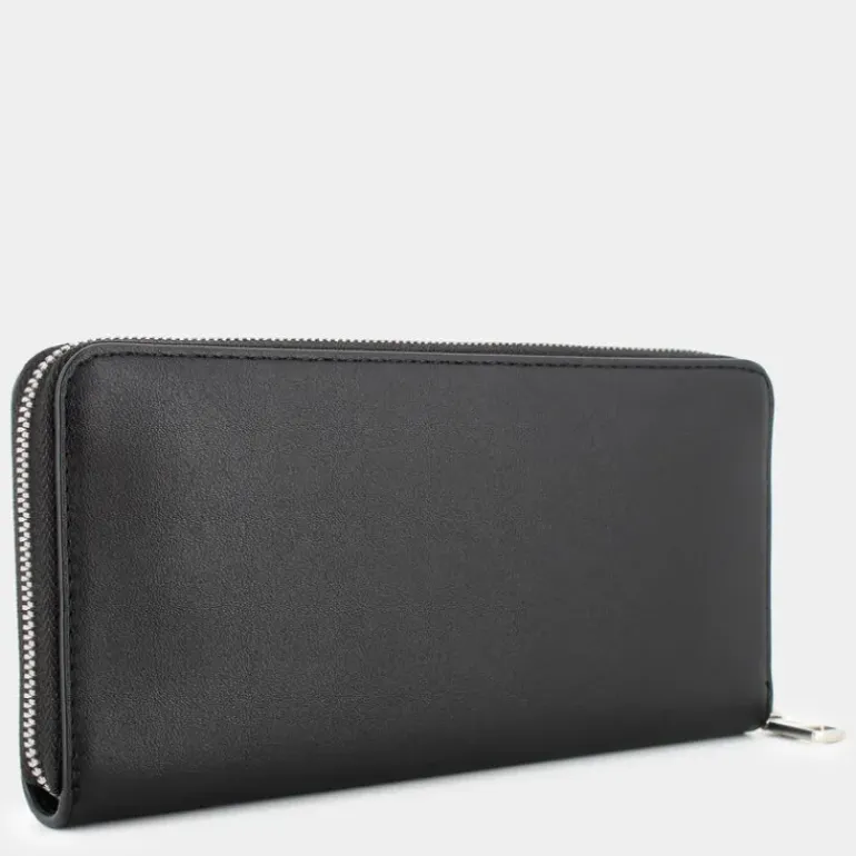 SCULPTED ZIP AROUND MONO- PICCOLA PELLETTERIA BLACK 07634-0GQ