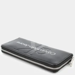 SCULPTED ZIP AROUND MONO- PICCOLA PELLETTERIA BLACK 07634-0GQ