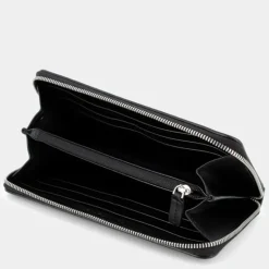 SCULPTED ZIP AROUND MONO- PICCOLA PELLETTERIA BLACK 07634-0GQ