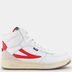 sevaro mid- SPORTIVE White-Fila Red FFM0256