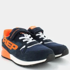 SHOOT JR - 8- SNEAKERS BLU ARANCIONE JS290023L