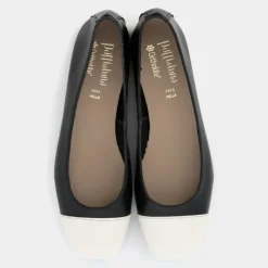 SIMONA- BALLERINA NERO/TAN GI-E25D-01