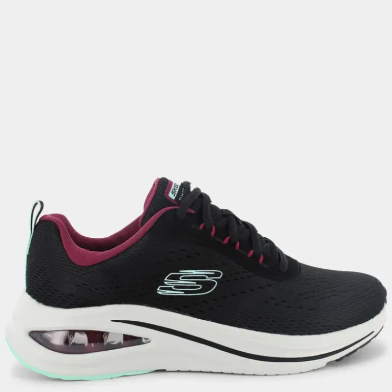 SKECH-AIR META- SPORTIVE Black Mesh/Multi 150131
