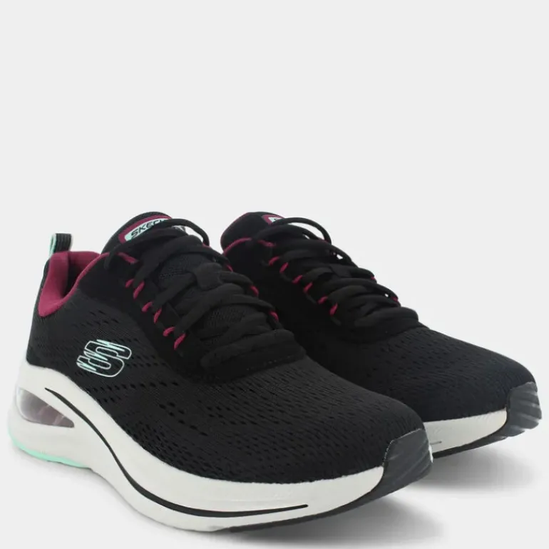 SKECH-AIR META- SPORTIVE Black Mesh/Multi 150131