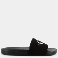 SLIDE MONOGRAM- CIABATTE BLACK/BRIGHT WHITE YM0YM00061