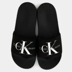 SLIDE MONOGRAM- CIABATTE BLACK/BRIGHT WHITE YM0YM00061