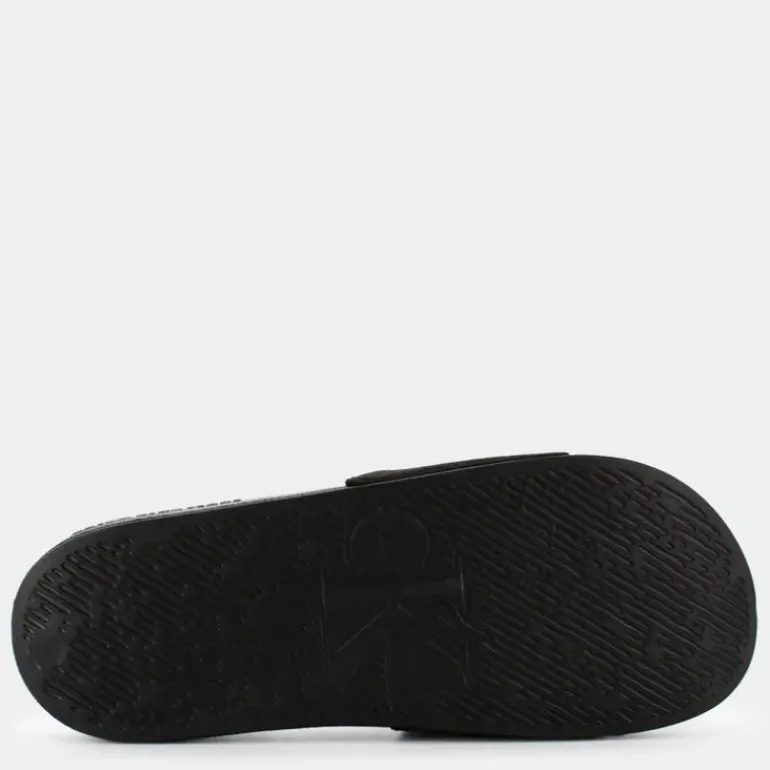 SLIDE MONOGRAM- CIABATTE BLACK/BRIGHT WHITE YM0YM00061