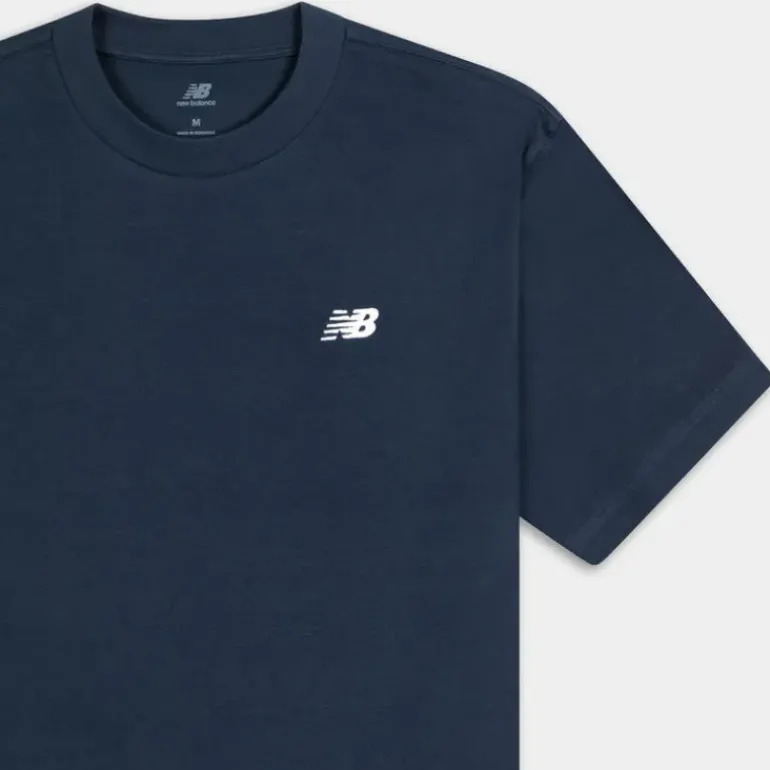 SMALL LOGO T-SHIRT- T-SHIRT NB NAVY MT41509