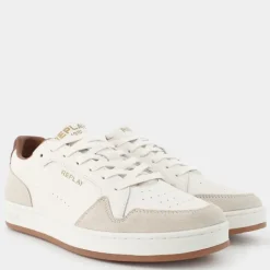 SMASH FINE 2- SNEAKERS OFF WHITE CUOIO RZ3B0025L