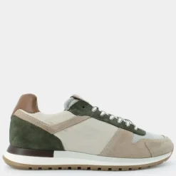 SNEAKERS BEIGE+MARRONE+VERDE AC-E25U-11