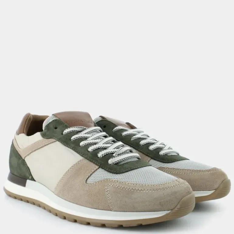 SNEAKERS BEIGE+MARRONE+VERDE AC-E25U-11
