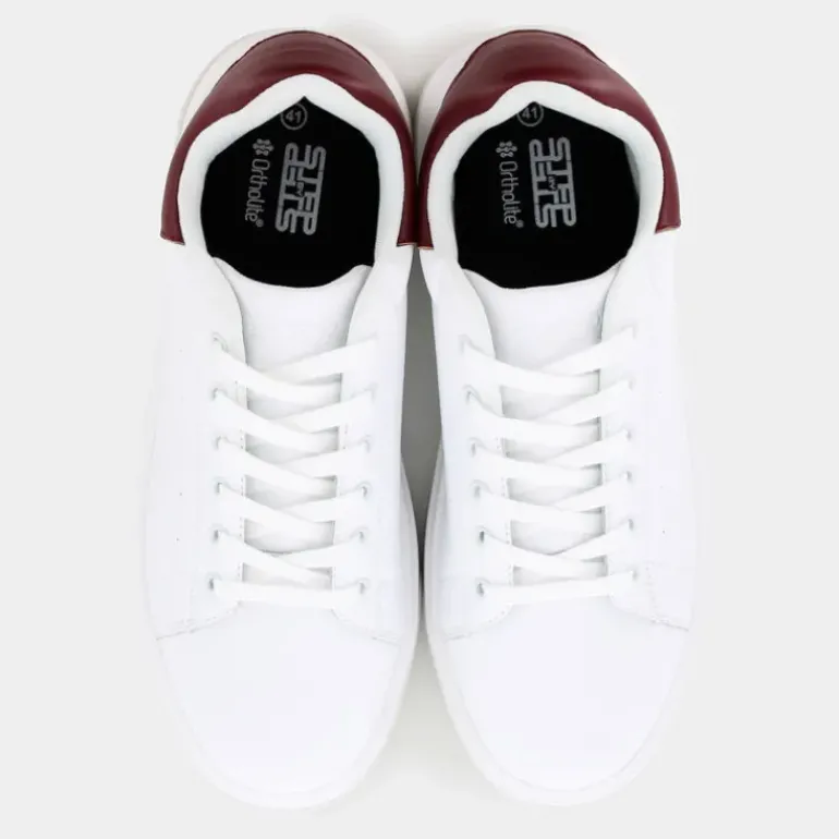 SNEAKERS BIANCO/BORDEAUX AW-I24U-01